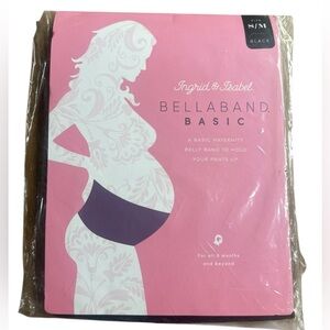 Ingrid & Isabel Maternity Bellaband Basic Black Sz S / M Pregnancy Hold Up Pants
